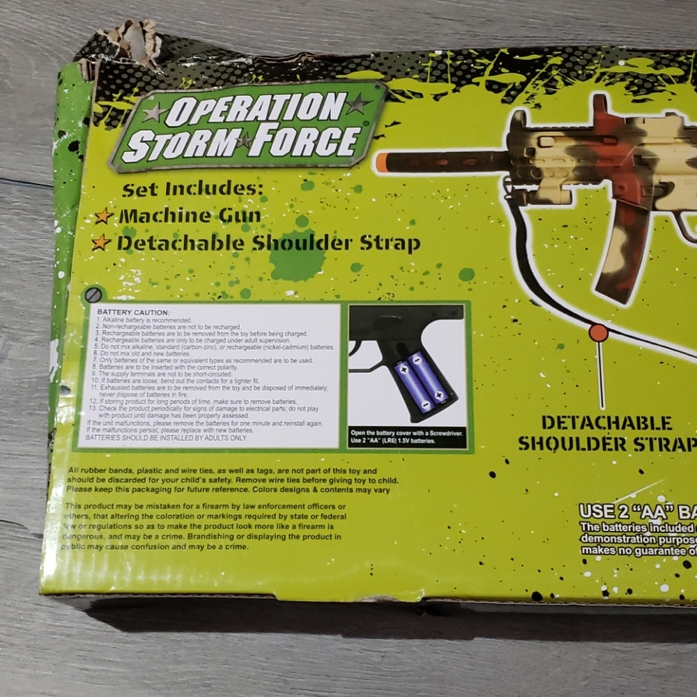 Toy Battery Operated Machine Gun - Picture 6 of 8